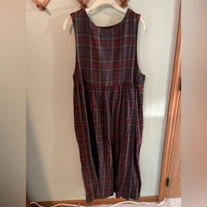 Vintage Laura Ashley Plaid Jumper
